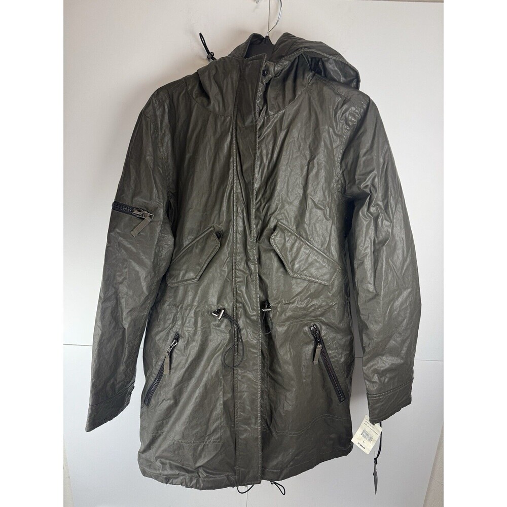 SAM New York Waxed Thinsulate Green Parka Jacket Size: Large $1,995
